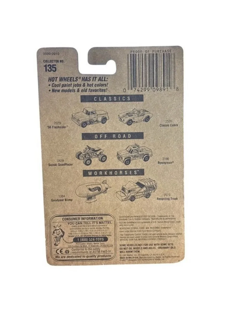 Hot Wheels vintage die